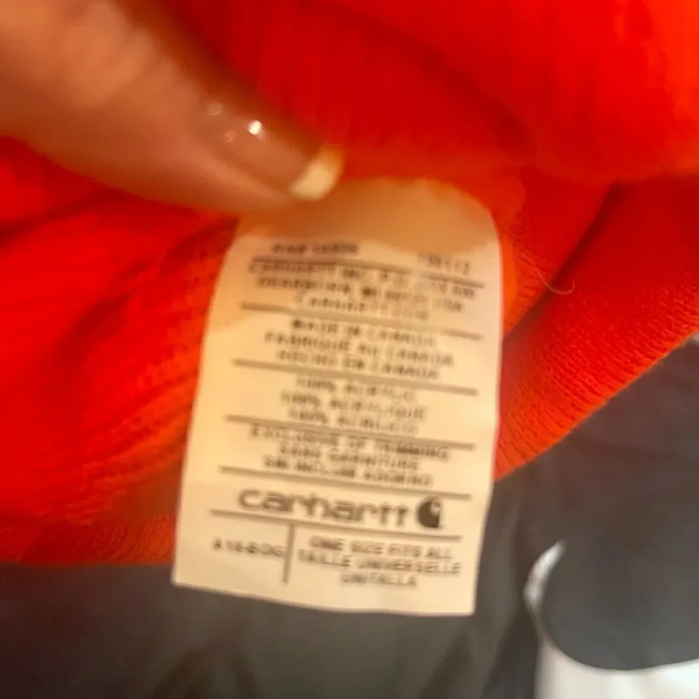🎃- Carhartt Hat Neon Orange!